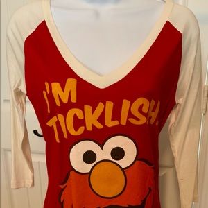 Sesame Street ‘I’m Ticklish’ 3/4 Sleeve Te…